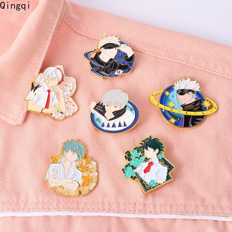 Bros Pin Enamel Desain Anime My Hero Academia Untuk Anak