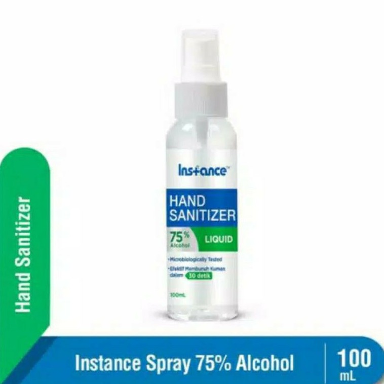 INSTANCE HAND SANITIZER SPRAY LIQUID 100 ML