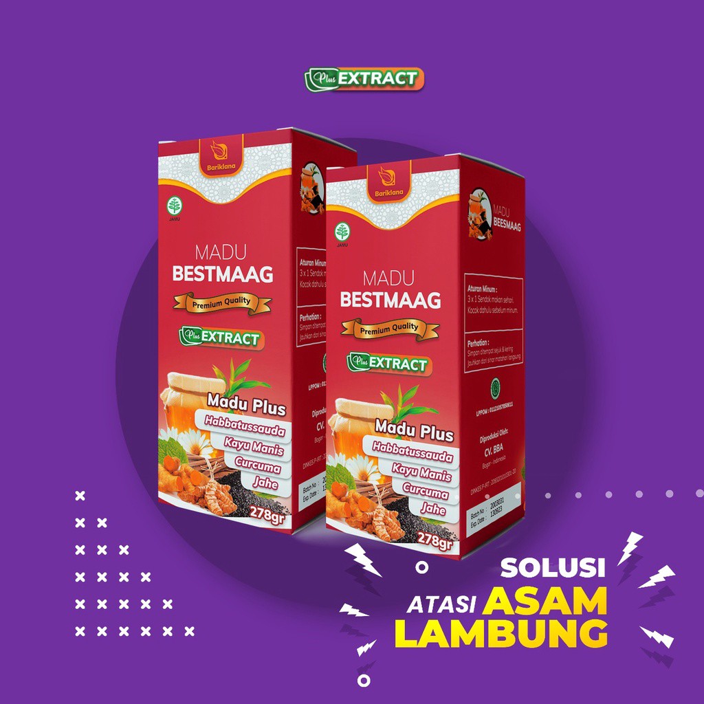 Madu Bestmaag - Madu Maag Asam Lambung GERD Perut Kembung Mual