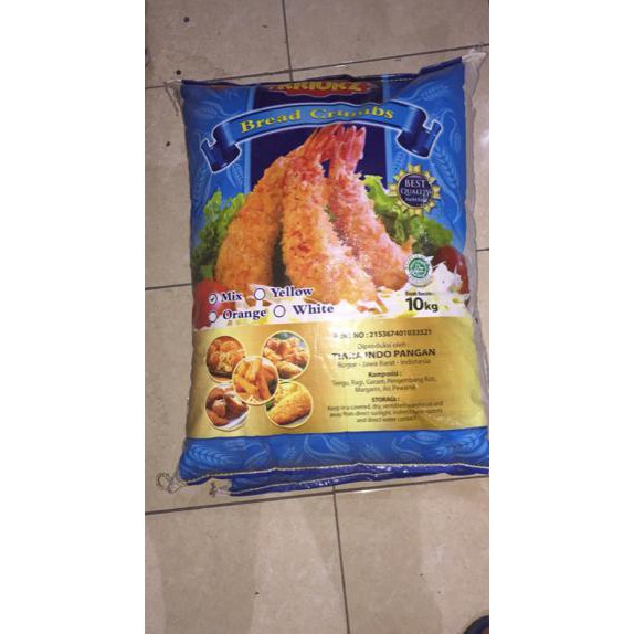 

PROMO ENAK @10kg tepung roti kasar panir nugget bread crumb mix Terlaris