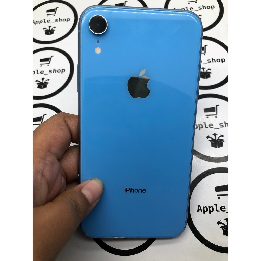 Iphone XR Black 128gb Blue Lcd Original Mulus Bukan Refurbish / Rekondisi