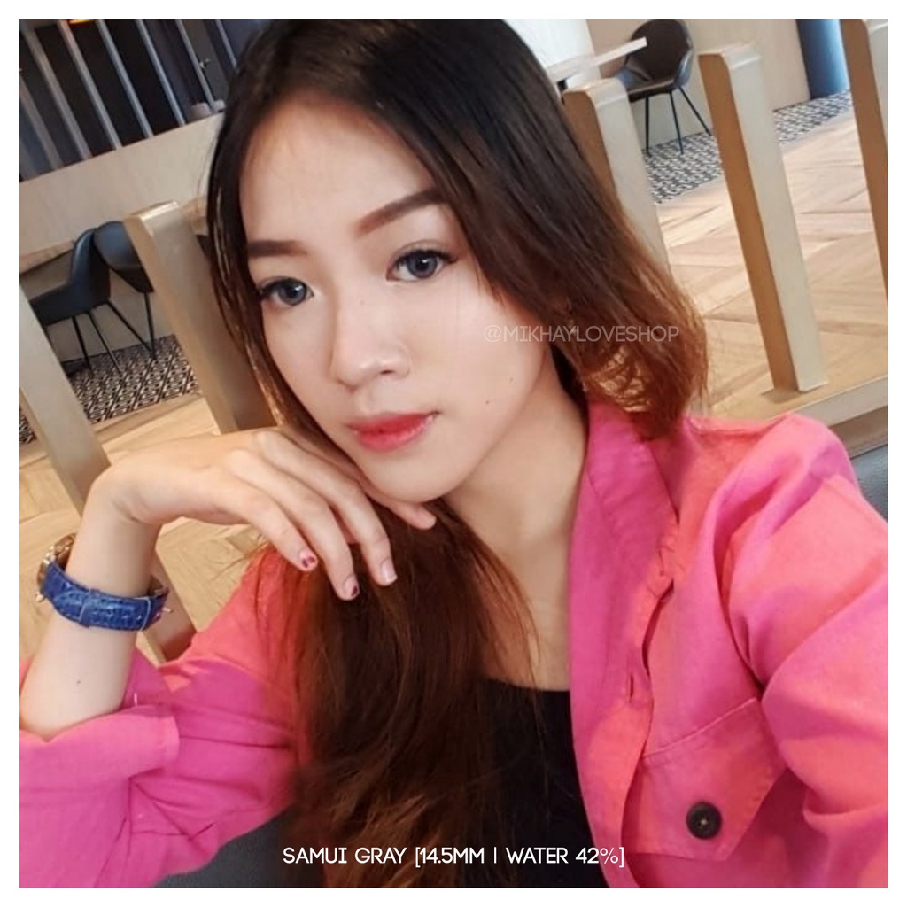 MIKHAYLOVESHOP Softlens Samui Gray (Grey) | Dreamcolor1