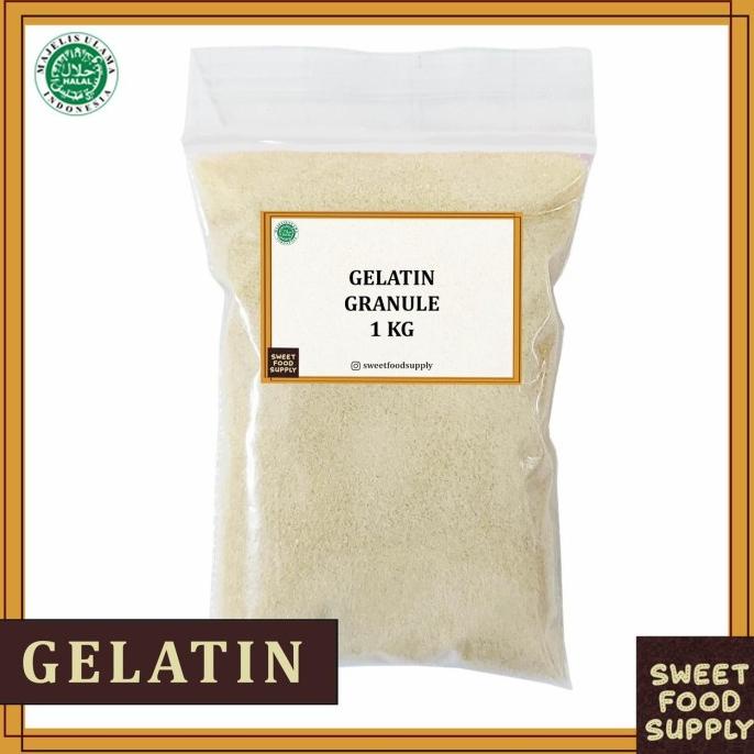 

gelatin bubuk halal 1kg / bovine gelatin bloom 150 1kg