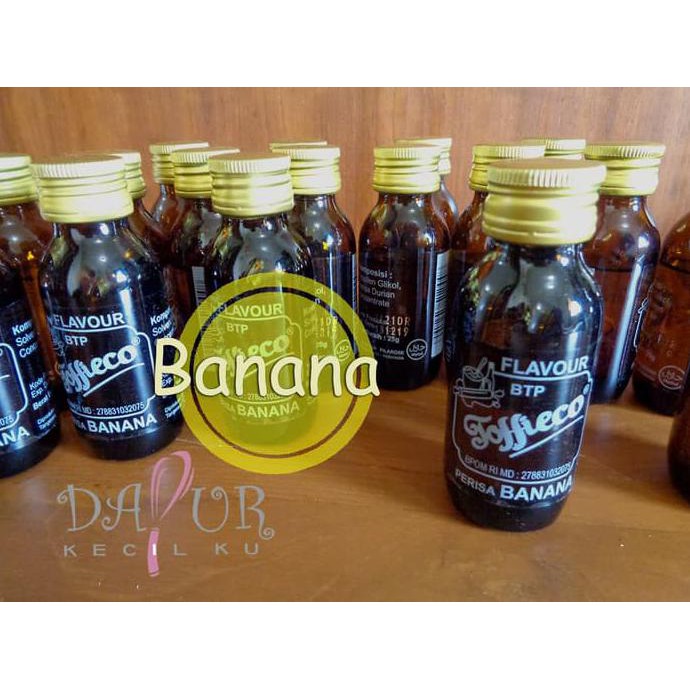 

Toko-Bahan-Kue- Perisa Toffieco Banana 25 Gr / Esen / Esens / Pasta / Essence -Terlengkap-Termurah-