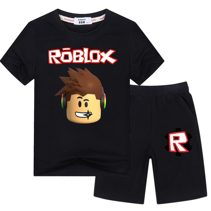 Anak Laki 1 Stel Kaos Celana Roblox 7 8 Tahun Hitam Pakaian Baju Shopee Indonesia - baju roblox free