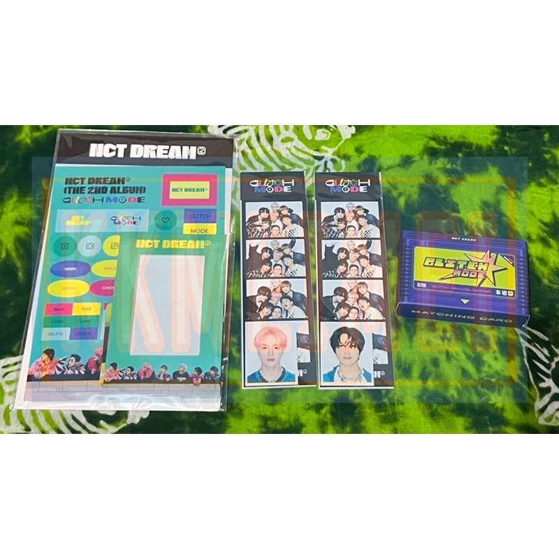 [Ready Stock COD] MD NCT Dream Glitch Mode PC Photocard Trading Card Ver A Matching Game Card Photo 