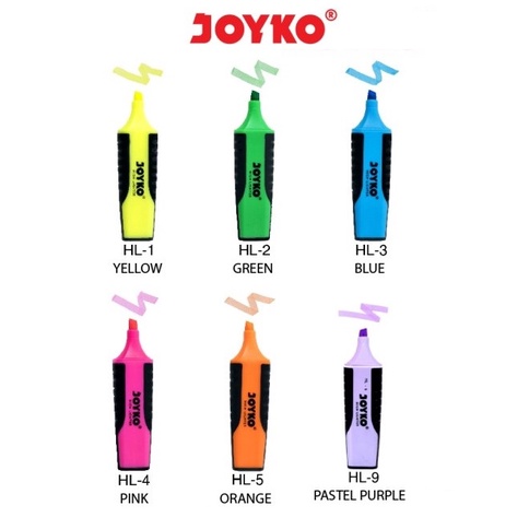 

Joyko Highlighter Penanda Berwarna / Stabilo Joyko
