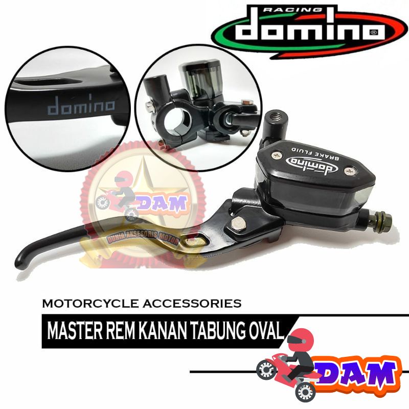 Handle Master Rem Kanan DOMINO Tabung Kaca universal Copy RCB Beat Vario Scoopy Mio Jupiter Supra