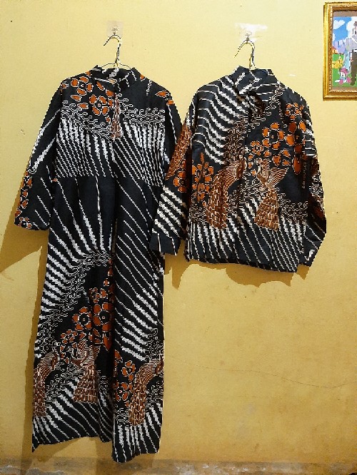 ( Cod ) Batik Couple Keluarga Terlengkap Motif Manuk Gemek