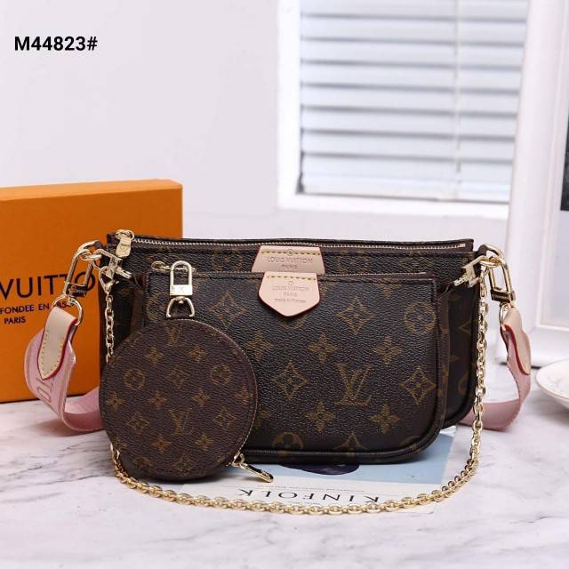  LV  Louis Vuitton Multi Pochette accessories set 3in1 