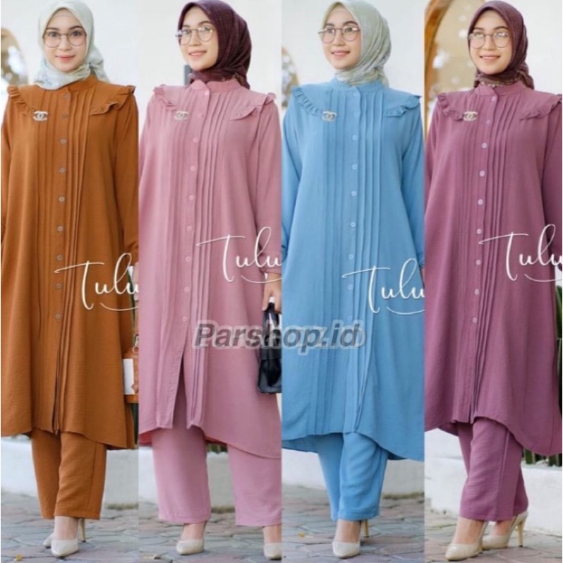 ZARA SET//ONE SET LONG TUNIK LD 110-125//LONG TUNIK JUMBO/ONE SET CRINKLE AIRFLOW