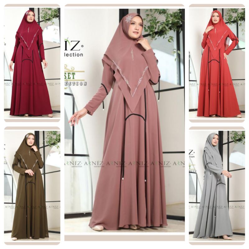 Navya Set Syari by Arniz/Navya Syari by Arniz/Arniz/Arniz Collection/Arniz Terbaru/Fashion Muslim/Se
