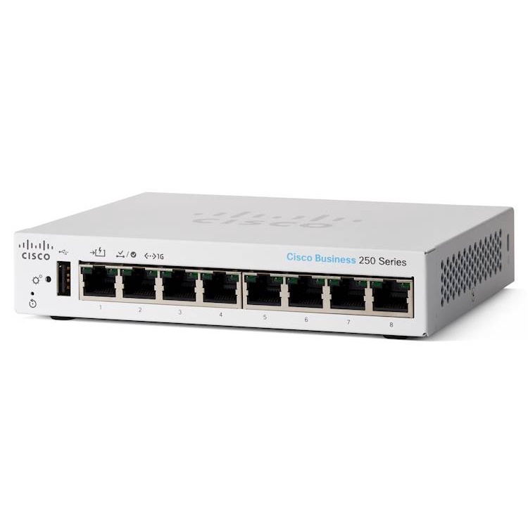 Cisco Business CBS250-8T-D-EU 250 Series Smart Switches