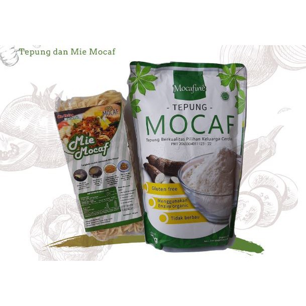 

Mocafine dan Miecassa-Mi Mocaf dan Tepung Mocaf-650 gr-gluten free