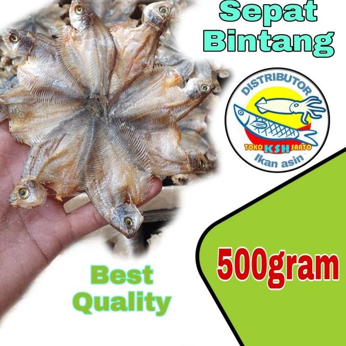 

[COD] ikan asin sepat bintang-500gram [COD]