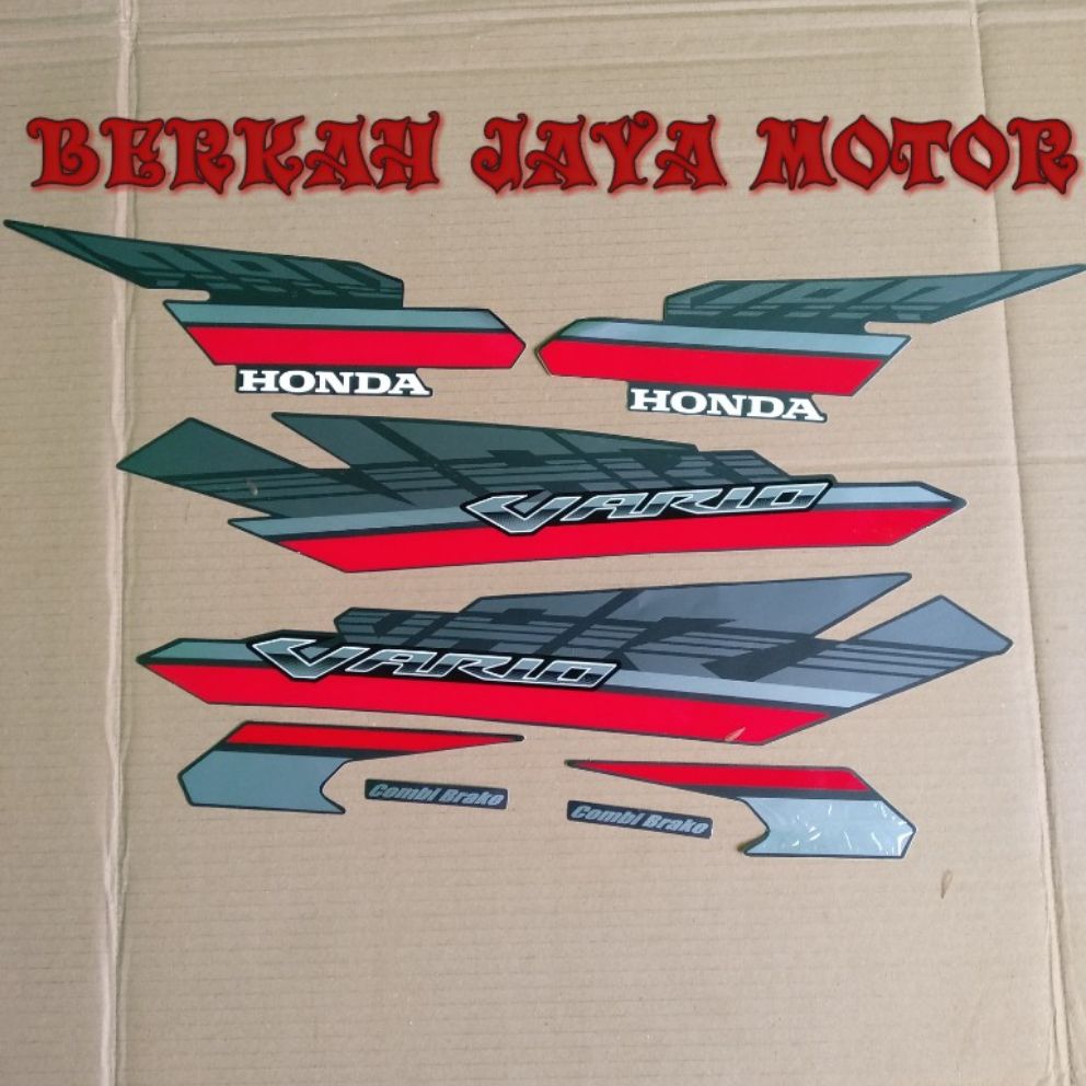 HONDA VARIO 125 F1 2017 STRIPING BODY STICKER BODY LIS BODY MOTOR HONDA VARIO 125 LED F1 ISS 2017