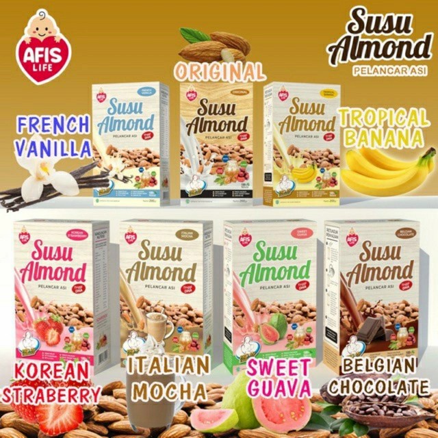 Afis Life Susu Almond PELANCAR ASI