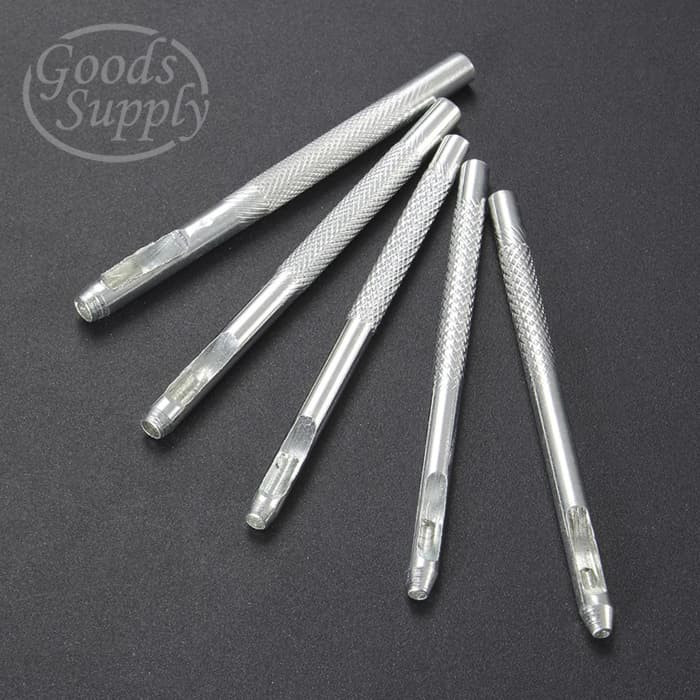 

Hole Punch Set 5pcs Pembolong Strap Watch Leather Tools