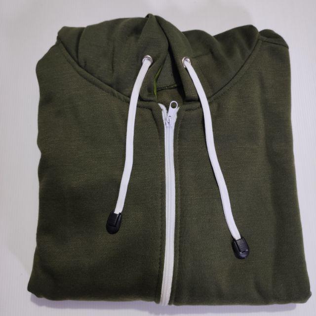 JAKET POLOS ROYAL HOODIE ZIPPER SIZE M-XXL FOTO KE 1 (PRIA & WANITA)-ARMY