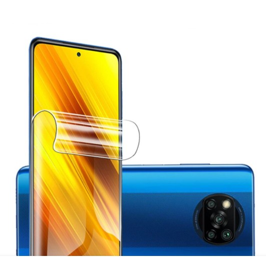 PWY CLEAR HYDROGEL anti gores XIAOMI POCO X3 / POCO X3 NFC / POCO X3 PRO / POCO X3 GT DEPAN BELAKANG KAMERA