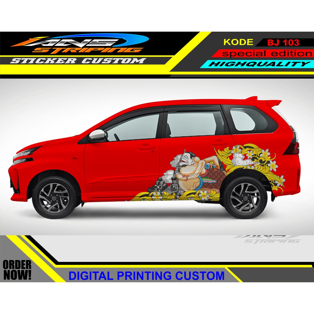 STRIPING MOBIL AVANZA XENIA SEMAR