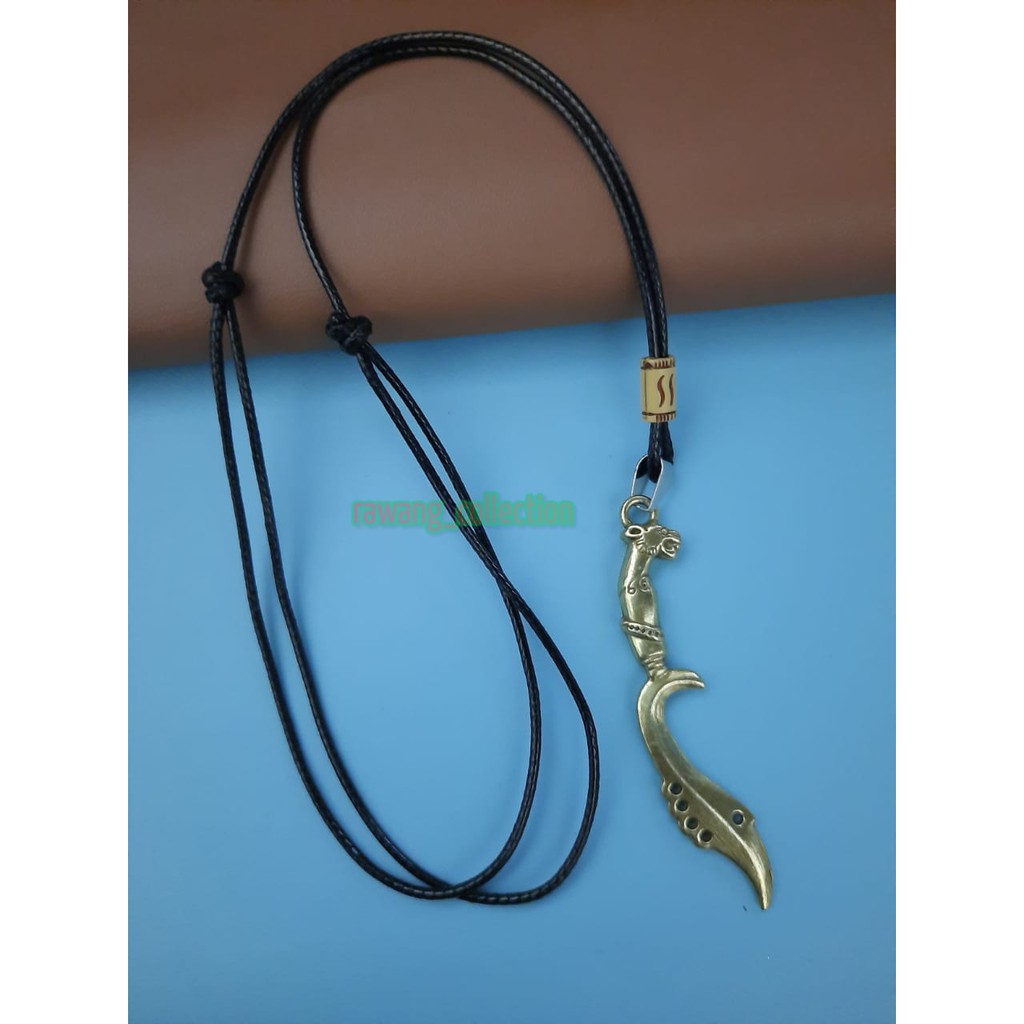 kalung tali bandul kujang