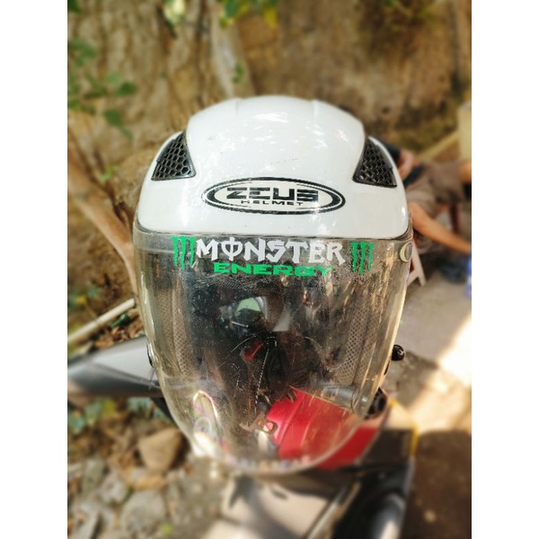 Sticker visor helm stiker cutting