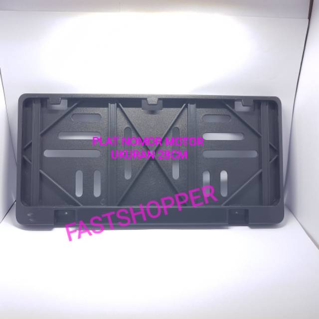 COVER ALAS FRAME PLAT NOMOR MOTOR TERBARU UKURAN SAMSAT 28CM - CM030