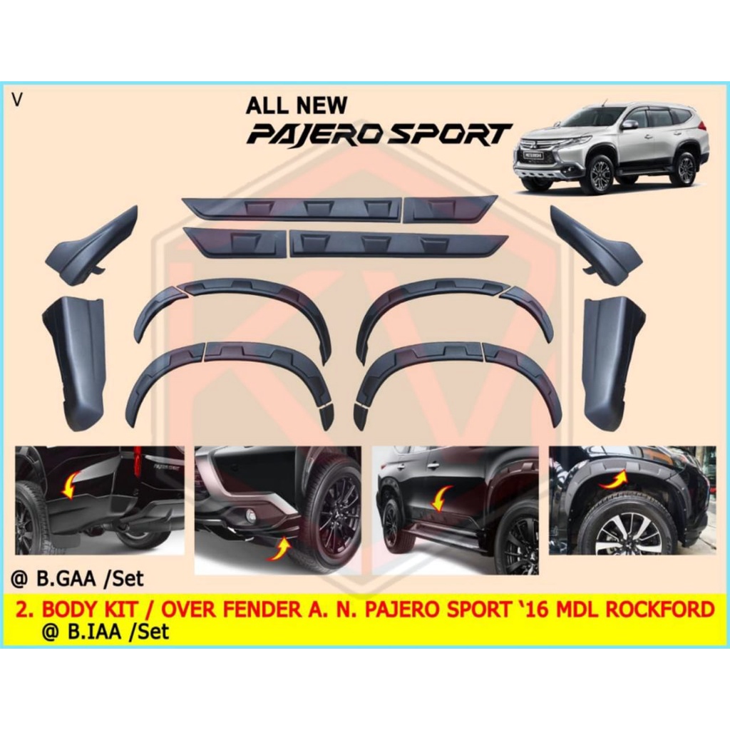 Bodykit All New Pajero Model Rockford