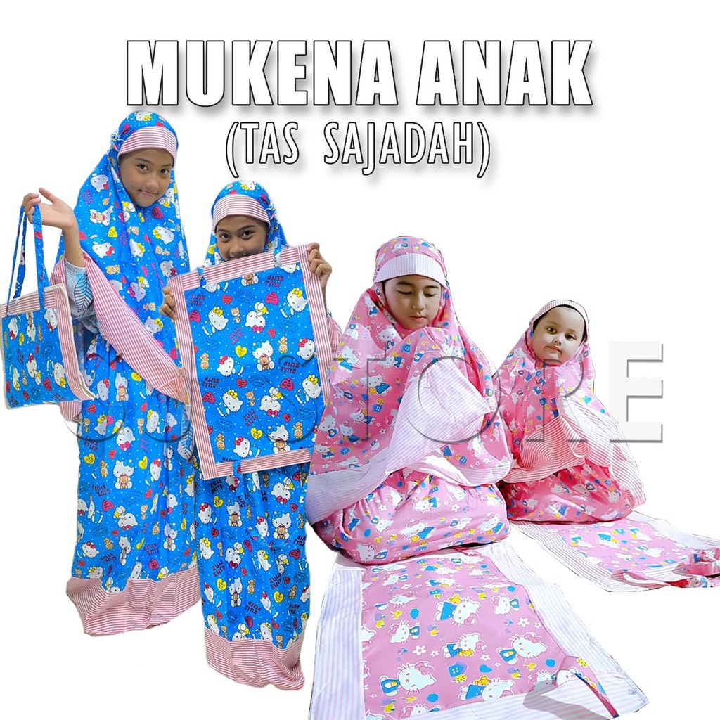 Mukena Anak Perempuan / Telekung Anak Murah Terbaru 0 - 8 Tahun 2021