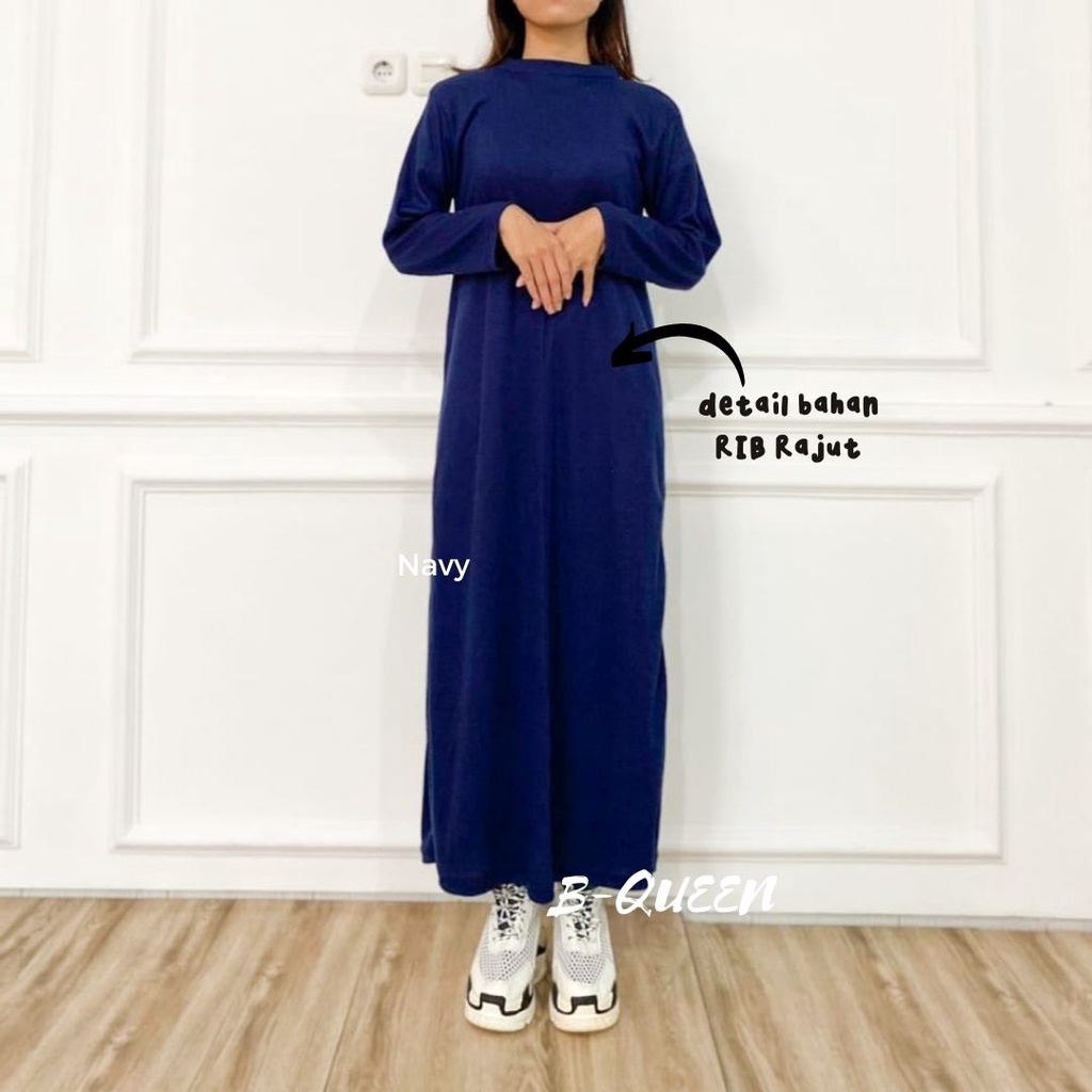 GAMIS RAJUT TURTLENECK / DRESS MUSLIM RAJUT LENGAN PANJANG / INNER DRESS WANITA/ KNIT DRESS