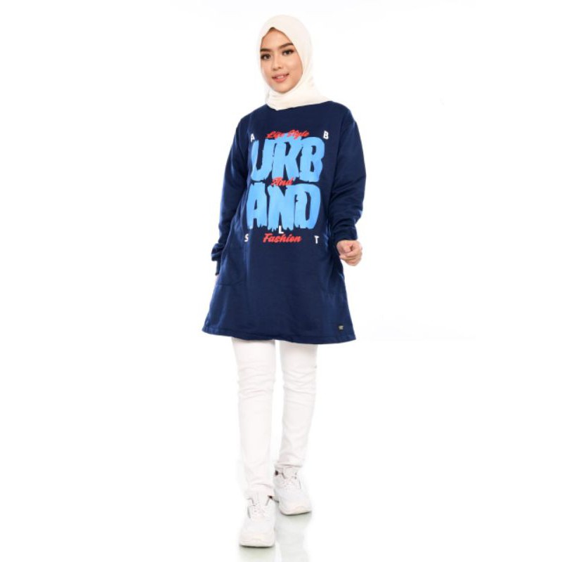 X-Urband Sweater Wanita Thalia Tunik / Sweater Tunik Wanita A122