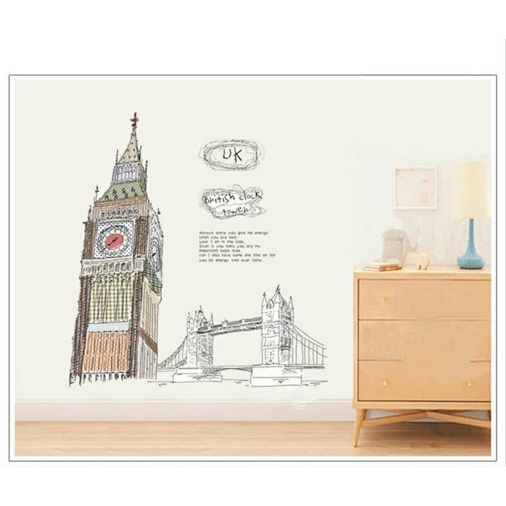 GEN WALL STIKER 60X90 JM7290 BIG BEN