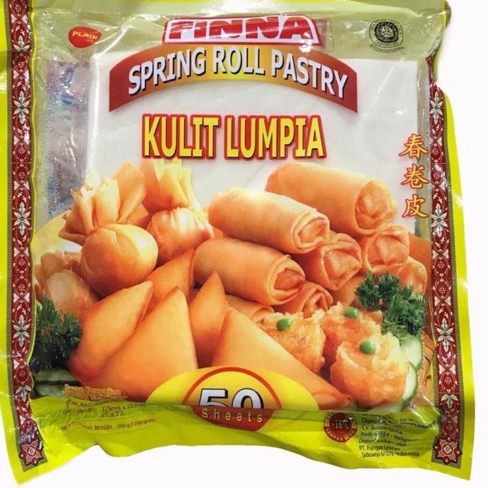 

HARGA GROSIR >> FINNA KULIT LUMPIA (SP ROLL SKIN) 125x125mm ISI 50LBR
