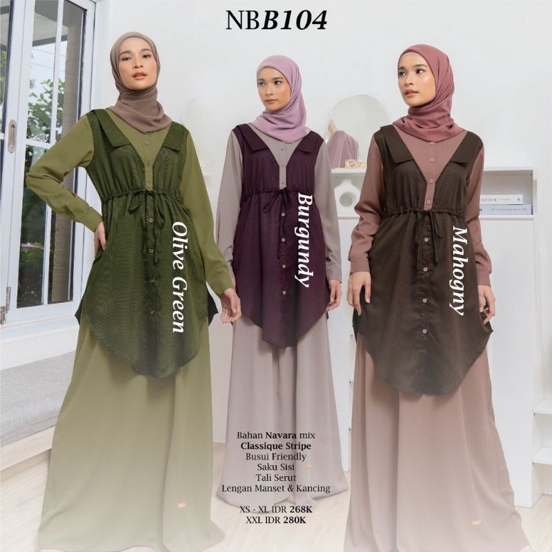 NIBRAS// NB B104, NBB 104, NBB104 / GAMIS ORI NIBRAS COLLECTION