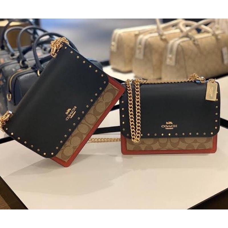 CH Klare Crossbody Signature Snake Khaki Multi