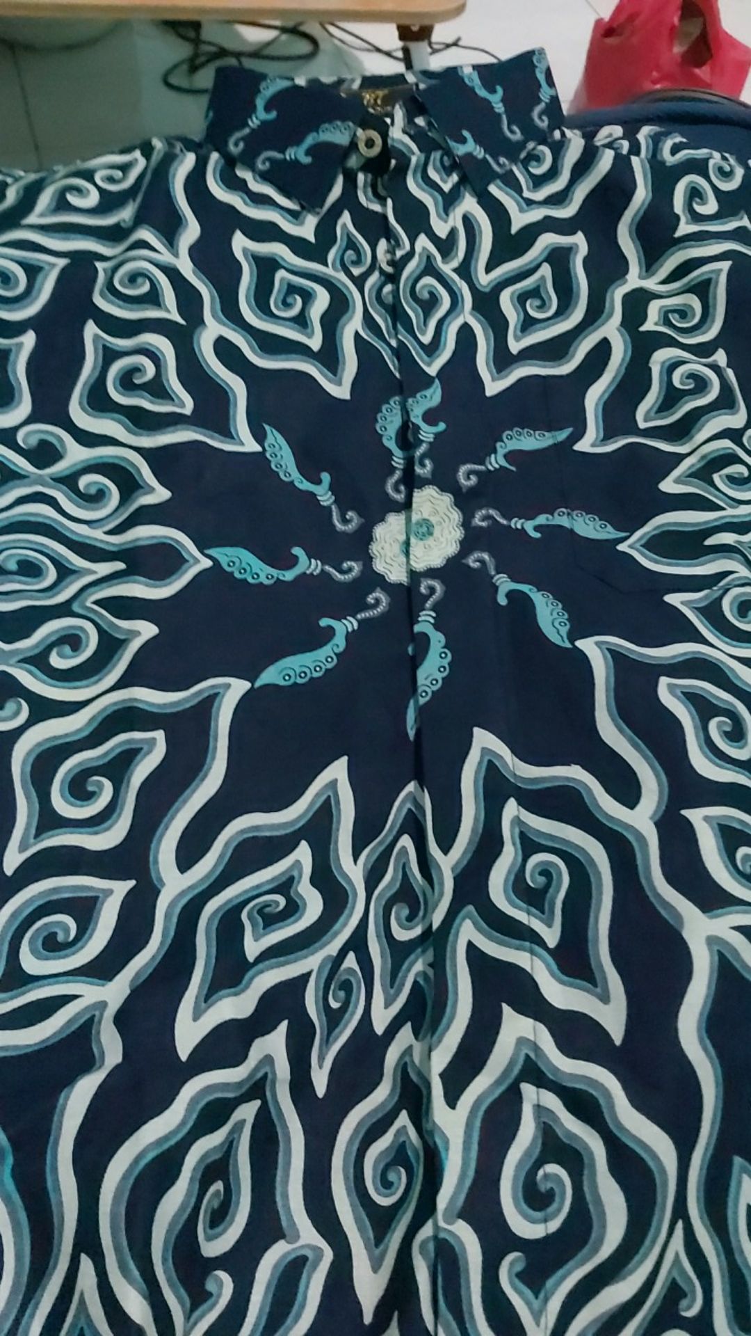 Batik Trusmi Kemeja Batik Pria Lengan Panjang Mega Mendung Ridwan Kamil