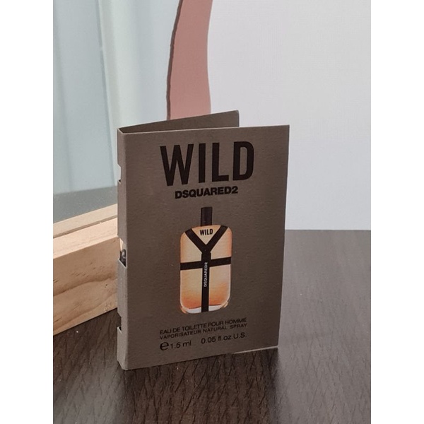 jual parfume vial 1.5 ml kurang original WILD DSQUARED2