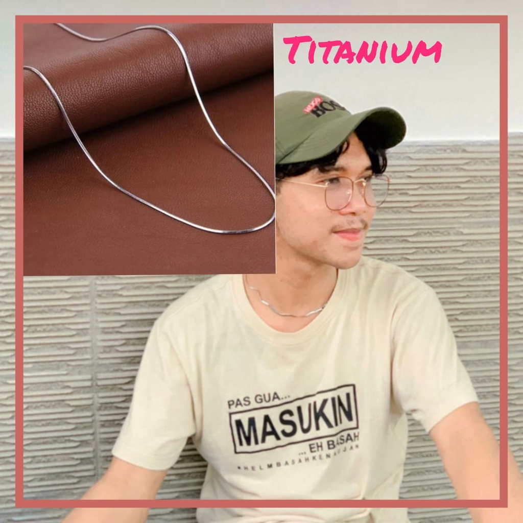 [viral] kalung titanium antikarat murah original