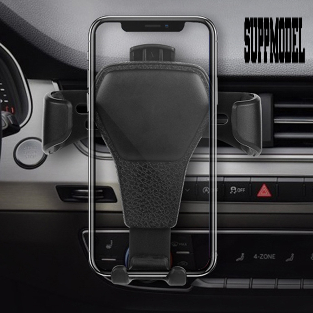 Stand Holder Hp / GPS Universal Bentuk Segitiga Untuk Vent Ac Mobil