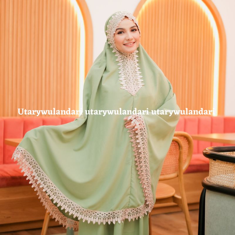 mukena dewasa katun renda ELVIRA series