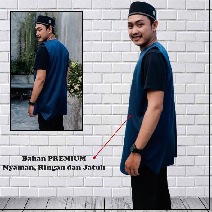 ⇸ Rompi Sholat Resleting Premium Untuk Pria Dewasa Rosal Zipper Baju Koko Gamis Remaja Terbaru ㅜ