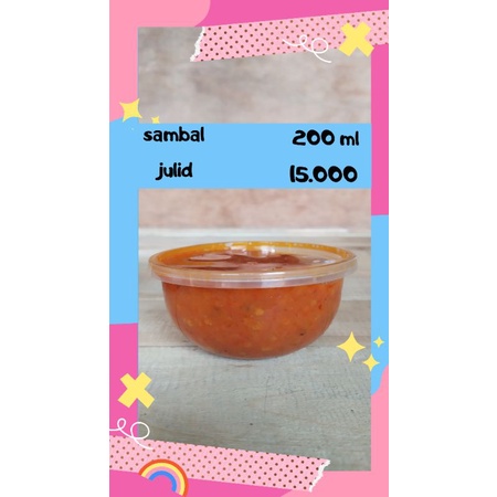 

SAMBAL JULID by DAPOER BAKULAN ||200ml SAMBAL PEDAS