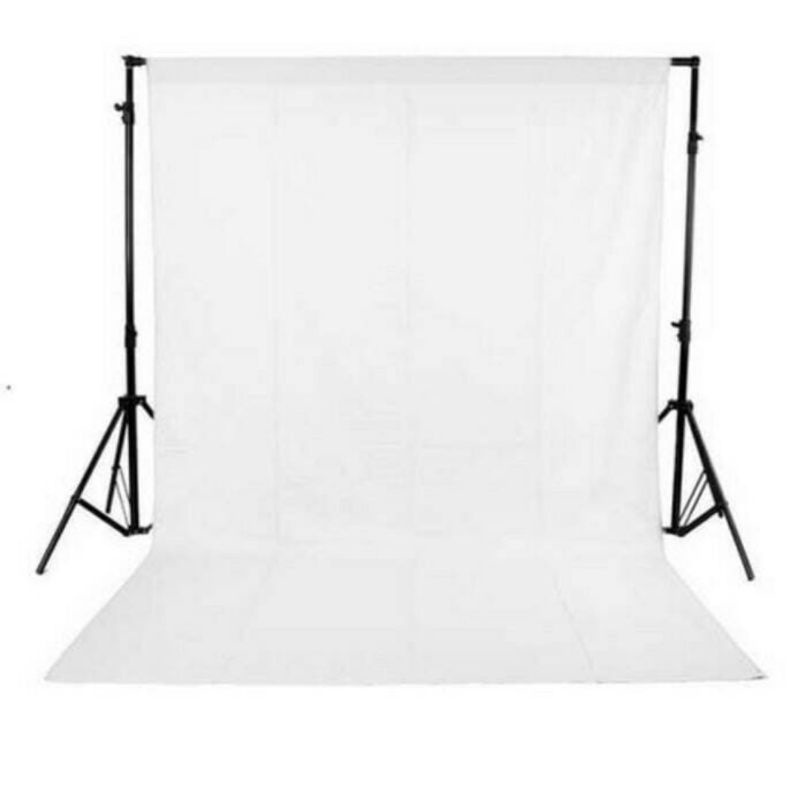 kain background putih polos 2.5x3 meter
