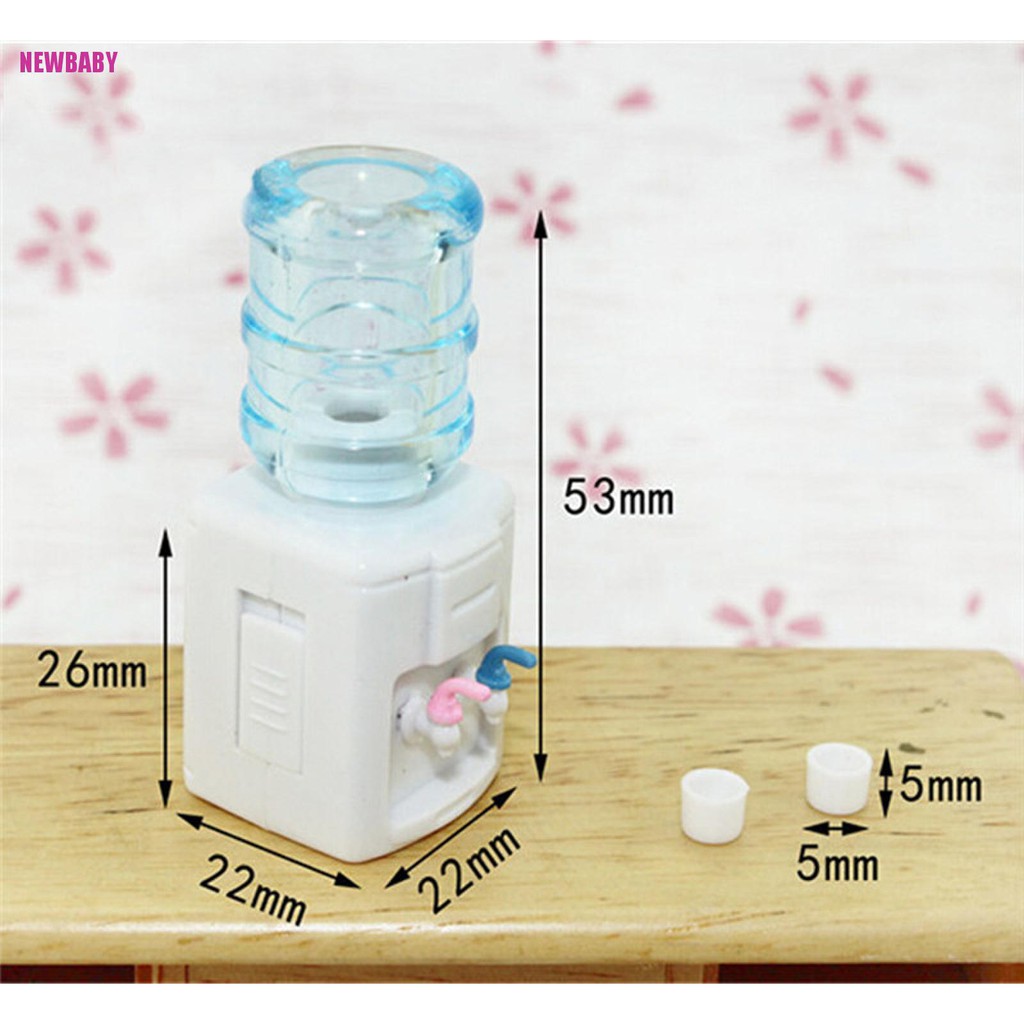 [NEWBABY] 1PC 1:6 1:12 Scale Drinking fountains Dollhouse Miniature Toy