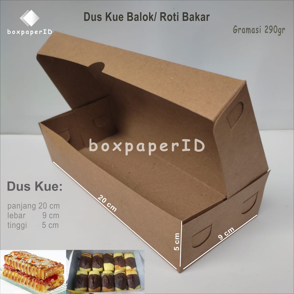 

BOX KUE / BOX ROTI / DUS KUE / BOX DONAT / BOX BANDENG / DUS DONAT/ KEMASAN MAKAN BALOK