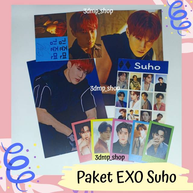 Paket Fankit Fangirl EXO Baekhyun Chanyeol Kai Suho D.O Kyungsoo Sehun Kpop