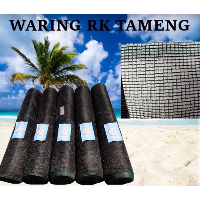 Waring Double Hitam  Waring ikan  Waring kasa Hitam  Jaring kasa Hitam 100m