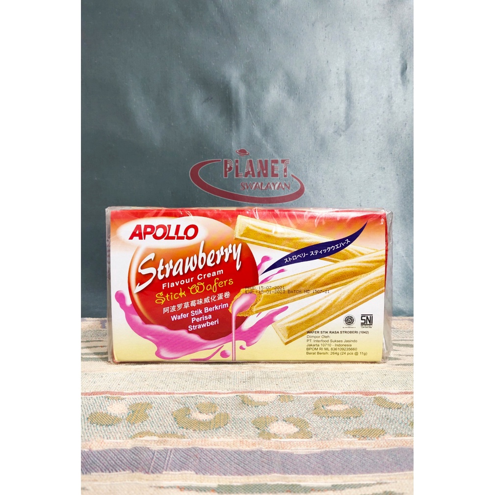 

APOLLO STICK WAFER RASA STRAWBERRY