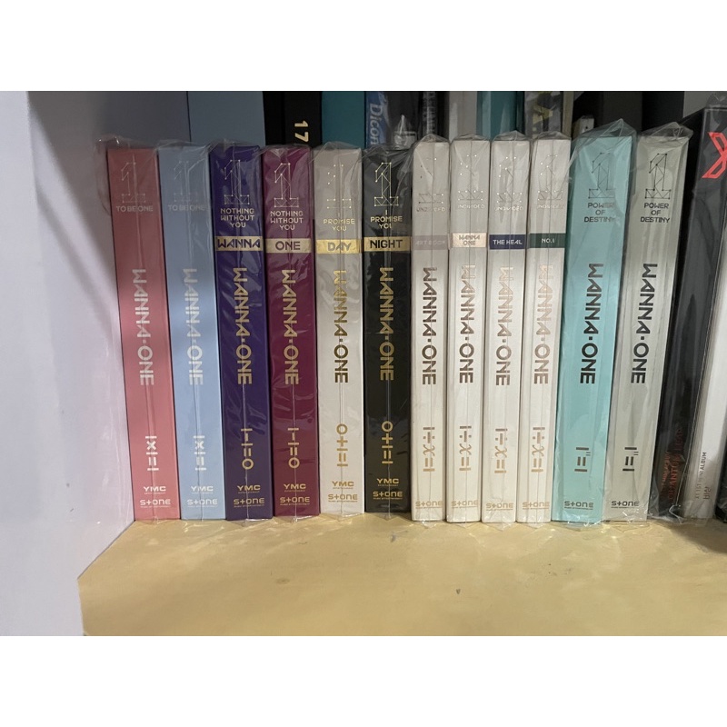 WANNA ONE ALBUM FULLSET UNSEALED to be one tbo nothing without you nwy i promise u ipu undivided pow